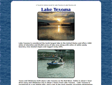 Tablet Screenshot of lake-texoma.net
